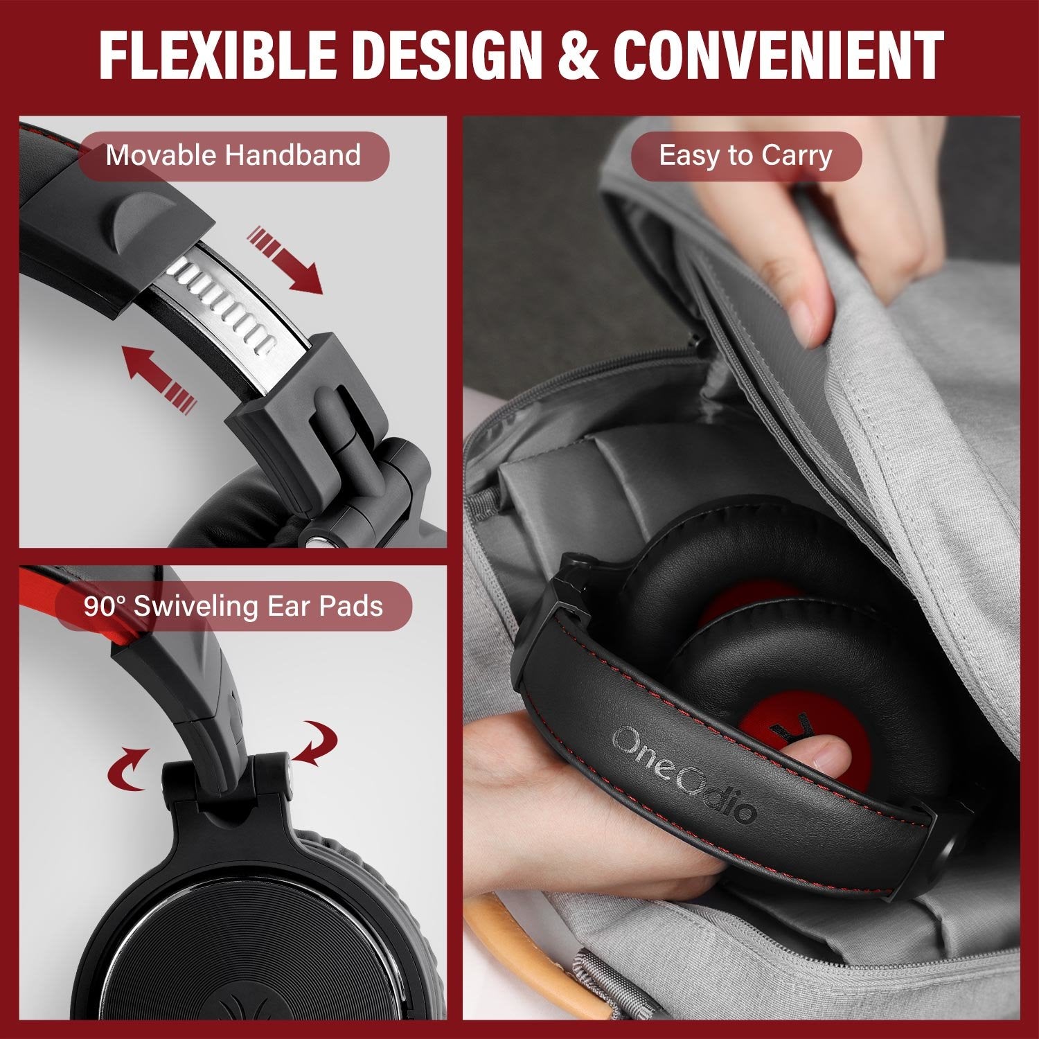 Oneodio Pro 10 Wired (DJ and Studio) Headphones